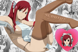 erza_scarlet fairy_tail maid tagme rating:Sensitive score:14 user:zephi