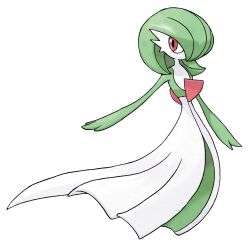  1girl arm_at_side bob_cut colored_skin creatures_(company) female_focus flat_chest full_body game_freak gardevoir gen_3_pokemon green_hair green_skin hair_over_one_eye highres looking_to_the_side multicolored_skin nintendo official_art one_eye_covered outstretched_arm pokemon pokemon_(creature) pokemon_rse red_eyes short_hair simple_background solo standing sugimori_ken third-party_source transparent_background two-tone_skin white_skin 