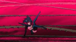 10s animated animated_gif battle black_hair boots high_heel_boots high_heels kill_la_kill matoi_ryuuko multicolored_hair red_hair senketsu skirt thigh_boots thighhighs whip rating:Questionable score:25 user:WasUpRo
