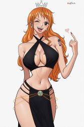  1girl breasts highres large_breasts nami_(one_piece) one_piece solo tagme 