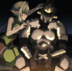  10s animated animated_gif blush elf goblin_slayer goblin_slayer! green_hair high_elf_archer_(goblin_slayer!) pointy_ears sidelocks stitched third-party_edit  rating:Sensitive score:28 user:fapsam