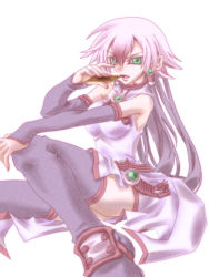  1girl black_hair black_legwear book breasts card earrings green_eyes holding holding_book holding_card jewelry large_breasts long_hair looking_at_viewer luna_(yu-gi-oh!_zexal) miniskirt multicolored_hair open_mouth pink_hair red_hair simple_background sitting skirt solo white_background yu-gi-oh! yu-gi-oh!_zexal yuu-gi-ou yuu-gi-ou_zexal  rating:Sensitive score:9 user:danbooru
