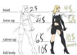  1boy armor ass ass_focus blonde_hair blue_eyes butt_crack commission high_heels highres long_hair long_sleeves male_focus one-punch_man pants senkou_no_flash solo_focus thick_thighs thighs torn_clothes torn_pants trap yaoi  rating:Questionable score:18 user:DfourCtwo