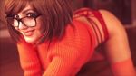 1girl animated cosplay highres jessica_nigri photo_(medium) scooby-doo short_hair solo thighhighs velma_dace_dinkley velma_dace_dinkley_(cosplay) video video  rating:Questionable score:107 user:darious66