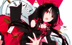  absurdres black_dress clock date_a_live dress highres incredibly_absurdres red_dress time_stop tokisaki_kurumi  rating:Sensitive score:15 user:Lonux