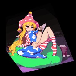  1futa :o american_flag american_flag_legwear animated animated_gif arm_support bar_censor blonde_hair breasts censored clown clownpiece covered_erect_nipples cushion erection fairy fairy_wings full-package_futanari futanari futanari_masturbation hat huge_penis jaggy_lines jester_cap knee_up large_penis large_testicles long_hair long_sleeves looping_animation masturbation namako_daibakuhatsu no_shoes open_mouth orange_eyes pantyhose penis pixel_art polka_dot_headwear red_eyes sitting small_breasts solo spread_legs star_(symbol) star_print testicles thighs tissue touhou used_tissue very_long_hair wings  rating:Explicit score:370 user:jarthegreat