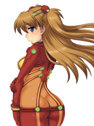  00s 1girl ass bad_id bad_pixiv_id blue_eyes blush bodysuit breasts brown_hair butt_crack evangelion:_2.0_you_can_(not)_advance floating_hair long_hair looking_at_viewer looking_back multicolored_clothes naru_(kuma) neon_genesis_evangelion plugsuit rebuild_of_evangelion see-through solo souryuu_asuka_langley test_plugsuit very_long_hair wide_hips  rating:Questionable score:24 user:danbooru