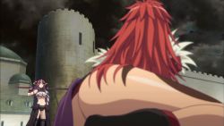  2girls animated animated_gif ass back claudette_(queen&#039;s_blade) long_hair multiple_girls panties queen&#039;s_blade red_hair risty_(queen&#039;s_blade) screencap standing thong underwear  rating:Questionable score:54 user:arutos