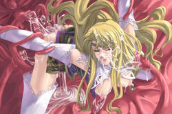 blonde_hair breasts censored cum cum_in_pussy cum_on_body cum_on_lower_body facial green_eyes large_breasts lolita_channel long_hair mystina_(valkyrie_profile) nipples open_clothes open_shirt shirt tentacles vaginal valkyrie_profile_(series) wince rating:Explicit score:24 user:Anonymous