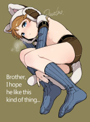  1boy anal anal_object_insertion animal_ears blue_eyes blush brothers brown_hair bulge cat_ears cum cum_in_ass freckles genshin_impact incest male_penetrated multiple_boys nipples object_insertion pajamas pale_skin puffy_nipples qina_(qinazuma_tno) shorts shota siblings small_penis steaming_body stomach teasing teucer_(genshin_impact) tnoqina yaoi  rating:Explicit score:174 user:Yousaburu