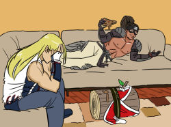  andy_bogard banderas_hattori cheating_(relationship) crying netorare shiranui_mai snk the_king_of_fighters  rating:Questionable score:6 user:DecomposingMammal