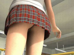  1girl 3d animated animated_gif ass bent_over byunbyun_house classroom from_behind loli no_panties peeing pussy school school_uniform uncensored upskirt 