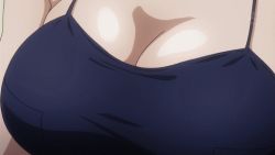  1boy 1girl animated animated_gif grabbing_another&#039;s_breast breasts character_request cleavage grabbing large_breasts lowres photokano screencap tagme yunoki_rina  rating:Questionable score:49 user:kevon...