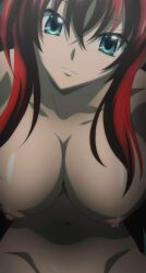  absurdres blue_eyes breasts high_school_dxd highres large_breasts long_hair long_image looking_at_viewer navel nude red_hair rias_gremory  rating:Explicit score:41 user:ita_gds