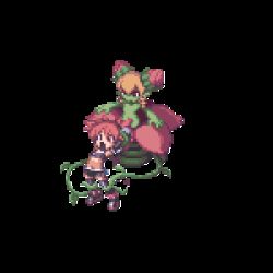  2girls alraune animated clothed_female_nude_female clothed_sex colored_skin disgaea etna_(disgaea) green_skin large_insertion lowres mo2 monster_girl multiple_girls nude pixel_art plant plant_girl rape red_hair stomach_bulge tentacle_sex tentacles vaginal vines yuri  rating:Explicit score:98 user:poopstick