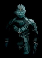  1boy armor dark dead_space dead_space_2 helmet isaac_clarke male_focus mazobuta solo  rating:Sensitive score:11 user:danbooru