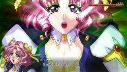  animated animated_gif bouncing_breasts breasts cleavage highres large_breasts pink_hair ribbon super_robot_wars  rating:Sensitive score:3 user:KatsuragiKei