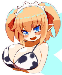 animal_print breasts cow_print fairy_wings gero_zoukin large_breasts oppai_loli sunny_milk touhou wings 