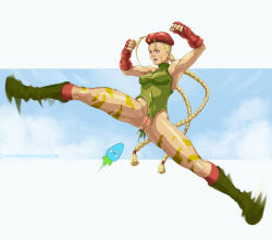 blonde_hair bloocarrot cammy_white motion_blur pussy pussy_juice spread_legs street_fighter torn_clothes uncensored rating:Explicit score:10 user:theakizo