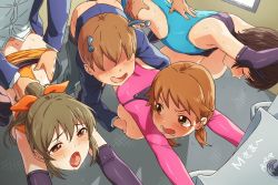 3boys 3girls against_wall antennae arms_up bent_over black_gloves black_pants blazer blue_jacket blue_leotard blush bow breasts breasts_out brown_hair closed_eyes clothed_sex clothes_lift clothes_pull crying crying_with_eyes_open dress_shirt elbow_gloves gloves grabbing grabbing_another&#039;s_breast grabbing_from_behind group_sex hair_bow hetero highres hori_yuko idolmaster idolmaster_cinderella_girls jacket katagiri_sanae large_breasts leotard long_sleeves looking_at_another looking_back multiple_boys multiple_girls oikawa_shizuku open_clothes open_jacket open_mouth orange_bow orange_leotard orange_skirt orgy pants pants_pull pink_leotard pole_(ppp1409) rape red_eyes saliva school_uniform sex sex_from_behind sexy_guilty_(idolmaster) shirt short_hair short_twintails shota skirt skirt_lift sweat tears tongue tongue_out torso_grab twintails urinal white_shirt rating:Explicit score:352 user:danbooru