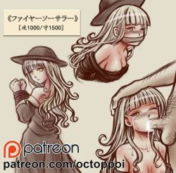  1boy 1girl bdsm blonde_hair bondage bound bound_wrists breasts cum cum_in_mouth fellatio fire_sorcerer forced gag hand_on_another&#039;s_head hetero multiple_views nipples one_eye_closed oral patreon penis sequential sketch tears testicles thaumana uncensored watermark yellow_eyes yu-gi-oh! yu-gi-oh!_duel_monsters  rating:Explicit score:31 user:donkebap
