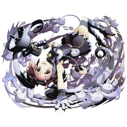10s 1girl alternate_costume animal_hands arm_up armpits divine_gate full_body gloves hair_ornament hair_ribbon kaname_madoka kyubey long_hair looking_at_viewer magical_girl mahou_shoujo_madoka_magica mahou_shoujo_madoka_magica_(anime) official_art open_mouth paw_gloves pink_hair red_eyes red_ribbon ribbon short_twintails sleeveless solo striped_clothes striped_thighhighs thighhighs transparent_background twintails ucmm rating:Sensitive score:5 user:danbooru
