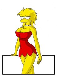 breasts curvy huge_breasts tagme the_simpsons rating:Questionable score:2 user:gamenik