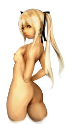 1girl absurdres ass blonde_hair breasts completely_nude dead_or_alive dead_or_alive_5 highres hu_dako long_hair looking_at_viewer looking_back marie_rose nipples nude simple_background small_breasts smile solo tecmo white_background rating:Explicit score:157 user:danbooru