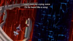 animated anime_screenshot audible_music explosion flying highres long_hair matsumoto_(vivy) robot saeki_tatsuya_(vivy) screencap sound tagme video vivy vivy:_fluorite_eye&#039;s_song
