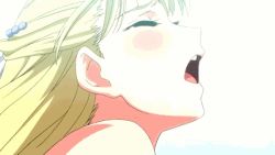  1girl animated animated_gif blonde_hair bouncing_breasts breasts closed_eyes female_focus long_hair lowres nipples nude open_mouth seikon_no_qwaser solo upper_body wilma_(seikon_no_qwaser)  rating:Explicit score:15 user:F-16