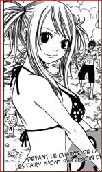 00s 1girl border fairy_tail french_text gray_fullbuster greyscale happy_(fairy_tail) lucy_heartfilia mashima_hiro monochrome red_border scanlation rating:Questionable score:7 user:danbooru