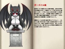 1girl alexi_(tits!) black_hair breasts claws horns long_hair red_eyes solo tagme text_focus rating:Questionable score:11 user:dshark