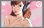      1girl :p animated ass ass_shake breasts brown_hair d.va_(overwatch) facial_mark from_behind heart_hands large_breasts lips nipples nude overwatch smile solo spanked spanking sunbeam_(artist) thigh_gap tongue tongue_out video wink  rating:Explicit score:76 user:dvalover22