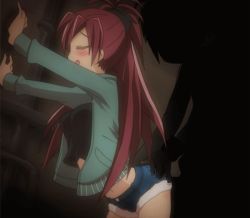 10s 1boy 1girl against_wall animated animated_gif ass ass_grab blush bouncing_breasts breasts clothed_sex crop_top denim denim_shorts doggystyle third-party_edit closed_eyes faceless faceless_male from_behind hair_ribbon hangaku hetero hood hoodie jacket long_hair mahou_shoujo_madoka_magica medium_breasts midriff moaning open_clothes open_jacket open_mouth ponytail red_hair ribbon sakura_kyoko sex sex_from_behind short_shorts shorts stitched third-party_edit rating:Explicit score:469 user:sheepgoesmeep