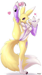  digimon digimon_(creature) fluffy fox_girl fox_tail furry furry_female renamon tail 