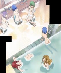  6+girls ass bath bathing bisca_mulan blonde_hair blue_hair breasts closed_eyes dimples_of_venus erza_scarlet evergreen_(fairy_tail) fairy_tail female_focus flat_chest green_hair highres juvia_lockser laki_olietta large_breasts levy_mcgarden long_hair multiple_girls nude onsen purple_hair red_hair same-sex_bathing screencap shared_bathing short_hair stitched tattoo third-party_edit water wet  rating:Questionable score:122 user:bobmitten79