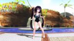  3d animated ariane_cevaille_(silo9) audible_music black_hair breasts dancing large_breasts long_hair one_eye_closed pool school_swimsuit silo9 sound swimsuit tagme video wink  rating:Questionable score:39 user:eucibn