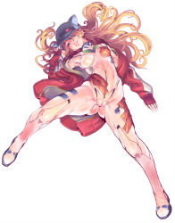  10s 1girl animal_hat blue_eyes bodysuit cameltoe cat_hat covered_erect_nipples evangelion:_3.0_you_can_(not)_redo eyepatch hat highres long_hair looking_at_viewer nanakamado_anno neon_genesis_evangelion orange_hair pilot_suit plugsuit pussy rebuild_of_evangelion see-through simple_background skin_tight solo souryuu_asuka_langley torn_clothes white_background 