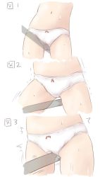  1girl artist_request frottage grinding head_out_of_frame loli panties pole sexually_suggestive straddling tagme thighs underwear white_panties  rating:Questionable score:30 user:sakura_san