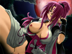  arc_system_works ass baiken breasts censored guilty_gear long_hair ponytail purple_eyes purple_hair sex spread_legs tagme  rating:Explicit score:16 user:thepoiss