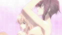  3girls animated animated_gif arms_behind_head arms_up bath bathing breasts kenzen_robo_daimidaler large_breasts multiple_girls nipples nude shower small_breasts  rating:Questionable score:83 user:pntlssgf