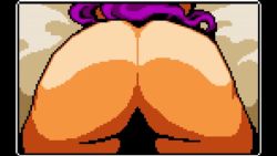  1girl animated animated_gif ass ass_shake cum cum_in_pussy doggystyle from_behind huge_ass jiggle libra_heart pixel_art purple_hair sex sex_from_behind thick_thighs thighs  rating:Explicit score:102 user:cheezeit