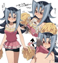  !? assisted_exposure blue_hair breasts cheerleader clothes_lift female_focus kamishiro_rio knhrpnkt large_breasts long_hair no_bra paizuri paizuri_under_clothes penis pom_pom_(cheerleading) red_eyes shirt_lift yu-gi-oh! yu-gi-oh!_zexal  rating:Explicit score:19 user:anonymoususer64