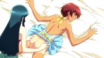  2boys androgynous anilingus animated anime_screenshot ass blush censored licking multiple_boys natsuki_(natsuyasumi.) natsuyasumi. oral po-ju screencap shota sound trap video yaoi yuu_(natsuyasumi.) 