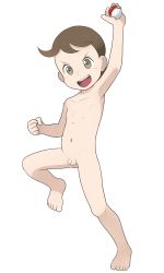 1boy barefoot creatures_(company) dark_(pixiv_664506) feet flaccid game_freak highres male_focus nintendo nipples nude penis pokemon shota small_penis solo tagme testicles youngster_(pokemon) rating:Explicit score:36 user:harucho