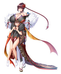 1boy 1girl absurdres alternate_costume androgynous aoi_nagisa_(metalder) breasts breasts_squeezed_together choker embarrassed female_focus femdom flower flower_on_head full_body gloves grabbing grabbing_from_behind highres hug huge_breasts japanese_clothes kimono licking_lips lilith-soft long_hair looking_at_another looking_down looking_up mature_female mizuki_shiranui obui official_alternate_costume official_art purple_eyes red_eyes socks taimanin_(series) taimanin_rpgx tongue tongue_out trap uehara_shikanosuke very_long_hair you_gonna_get_raped  rating:General score:90 user:Yuusama88
