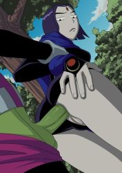    1girl anal ass ass_grab beastboy cape dc_comics forehead_mark forest green_skin looking_back pale_skin purple_hair pussy raven_(dc) sex teen_titans thighs  rating:Explicit score:20 user:KingJCT7