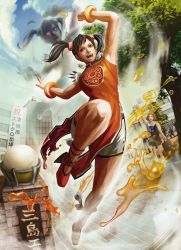 black_hair capcom chinese_clothes jumping ling_xiaoyu namco official_art school street_fighter street_fighter_x_tekken tekken translation_request twintails rating:Sensitive score:17 user:whoisthisguy