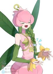  digimon fairy flower highres lilimon monster_girl nail_polish petals plant plant_girl youzaiyouzai112  rating:General score:8 user:Chaos11
