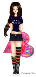 brown_hair highres long_hair maybeshelied nimfpa playing_sports team_penske rating:Sensitive score:0 user:qwerty128